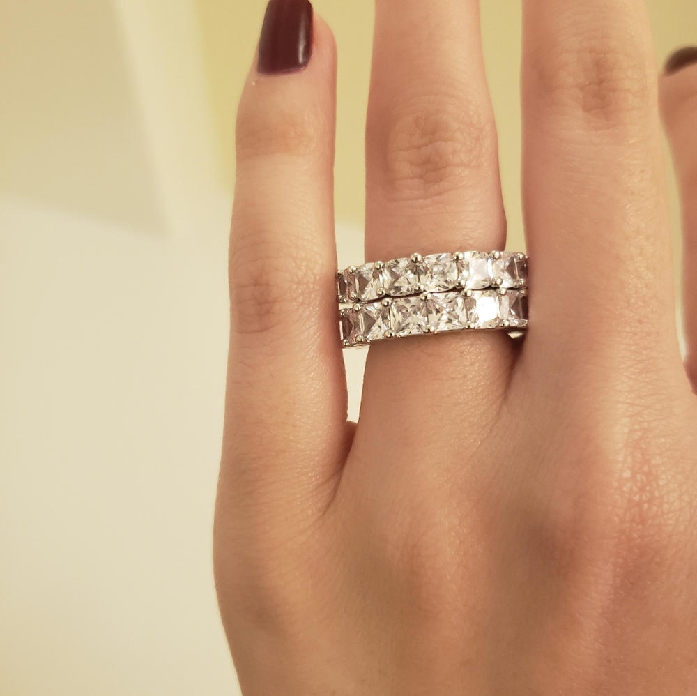 NEW Eternity Ring - CZ size 5